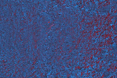 Kırmızı ve mavi renkli grungy duvar, desenli arka plan