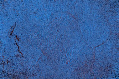 Kırmızı ve mavi renkli grungy duvar, desenli arka plan