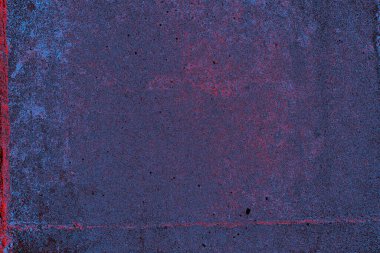 Kırmızı ve mavi renkli grungy duvar, desenli arka plan