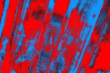 Kırmızı ve mavi renkli grunge duvar dokusu arkaplanı