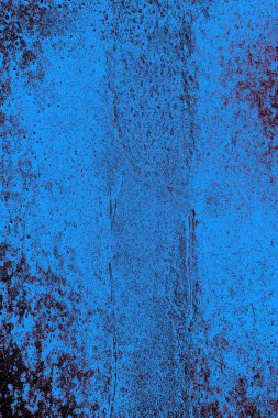 Kırmızı ve mavi renkli grungy duvar, desenli arka plan