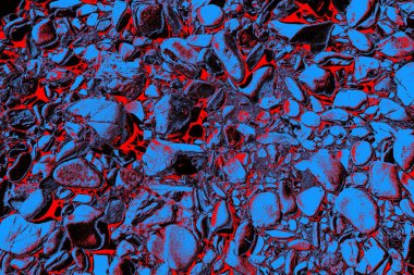 Doğada kayalık yol