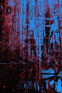 Çizik ve çatlaklarla metal doku