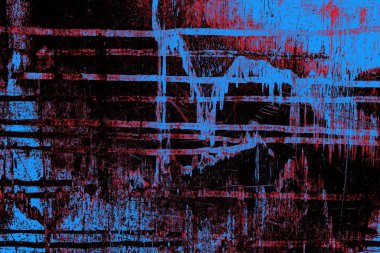 Çizik ve çatlaklarla metal doku