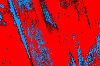 Kırmızı ve mavi renkli grunge duvar dokusu arkaplanı