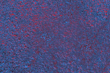 Kırmızı ve mavi renkli grungy duvar, desenli arka plan