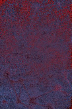 Kırmızı ve mavi renkli grungy duvar, desenli arka plan