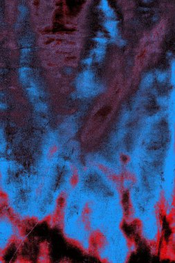 Kırmızı ve mavi renkli grungy duvar, desenli arka plan