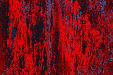 Soyut grunge arkaplanı. Monokrom dokusu. Mavi ve kırmızı desenli arkaplan
