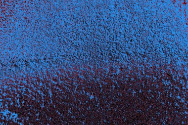 Kırmızı ve mavi renkli grungy duvar, desenli arka plan