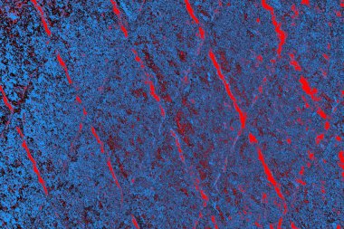 Çizik ve çatlaklarla metal doku