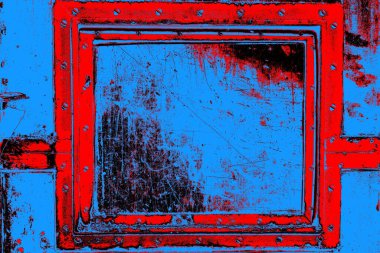 Çizik ve çatlaklarla metal doku