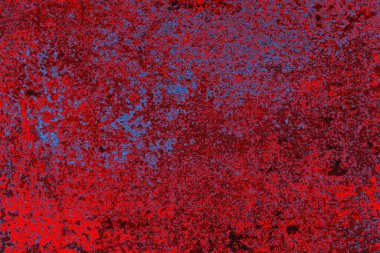 Soyut grunge arkaplanı. Monokrom dokusu. Mavi ve kırmızı desenli arkaplan