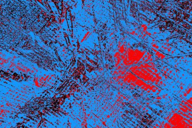 Kırışık kırmızı polietilen film dokusu