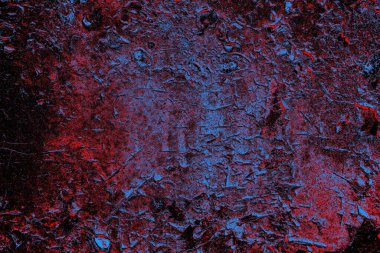 Çizik ve çatlaklarla metal doku