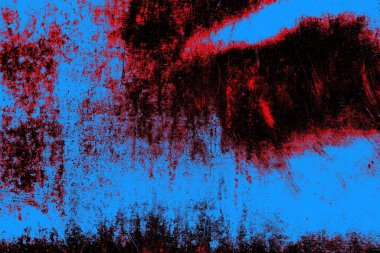 Çizik ve çatlaklarla metal doku.