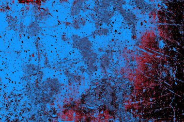 Çizik ve çatlaklarla metal doku