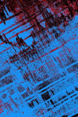 Çizik ve çatlaklarla metal doku