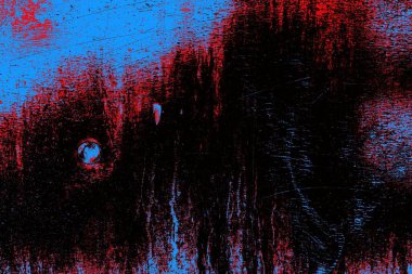 Çizik ve çatlaklarla metal doku