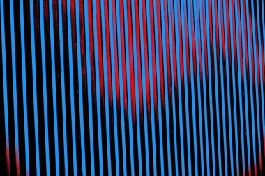 Kırmızı ve mavi renkli grungy duvar, desenli arka plan