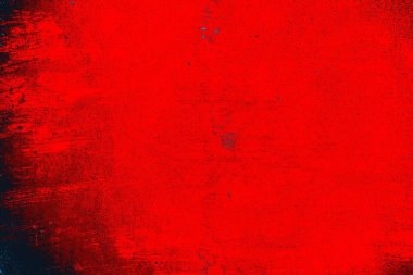 Kırmızı ve mavi renkli grungy duvar, desenli arka plan