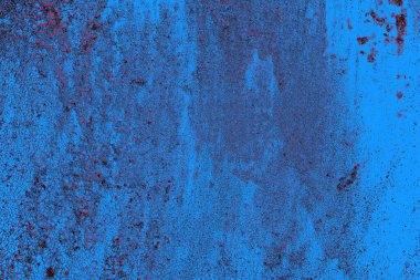 Kırmızı ve mavi renkli grungy duvar, desenli arka plan