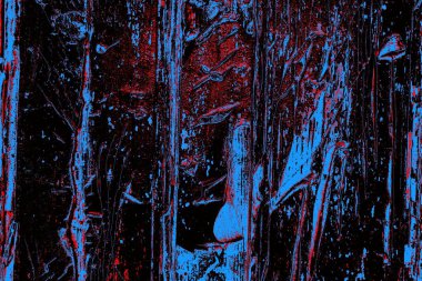 Kırmızı ve mavi renkli grungy duvar, desenli arka plan