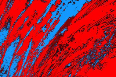 Kırmızı ve mavi renkli grunge duvar dokusu arkaplanı