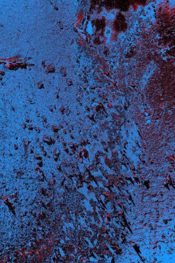 Dökülen boya paslı metal dokusu