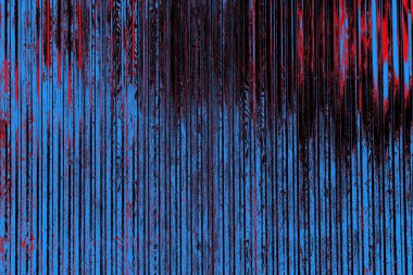 Kırmızı ve mavi renkli grungy duvar, desenli arka plan