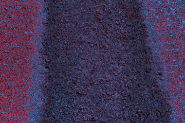 Kırmızı ve mavi renkli grungy duvar, desenli arka plan