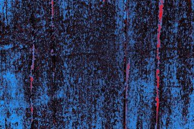 Kırmızı ve mavi renkli grungy duvar, desenli arka plan