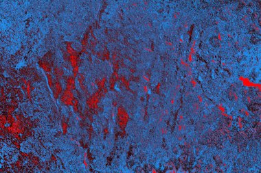 Çizik ve çatlaklarla metal doku