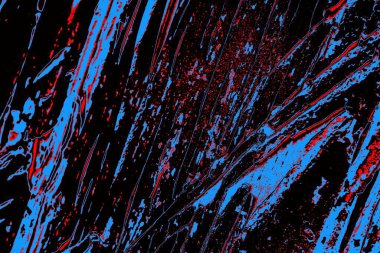 Kırmızı ve mavi renkli grungy duvar, desenli arka plan