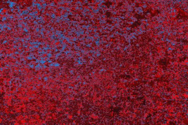 Soyut grunge arkaplanı. Monokrom dokusu. Mavi ve kırmızı desenli arkaplan