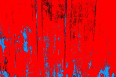 Kırmızı ve mavi renkli grunge duvar dokusu arkaplanı