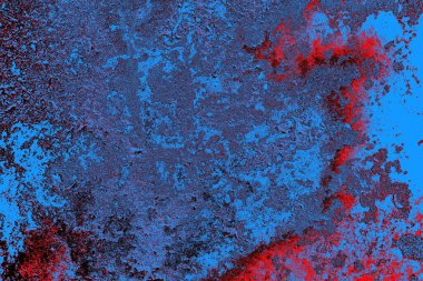 Çizik ve çatlaklarla metal doku