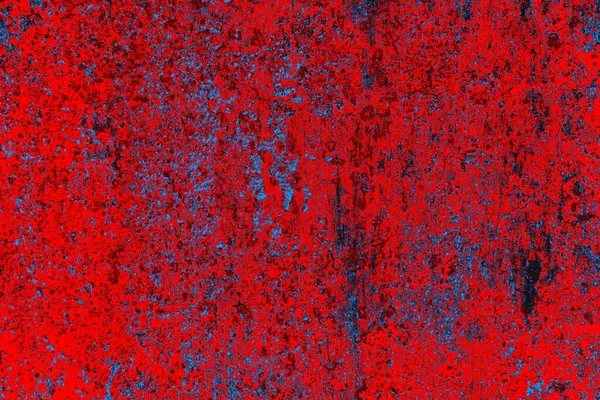 Kırmızı ve mavi renkli grungy duvar, desenli arka plan