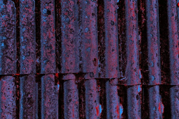 Corrugated Old Roof Texture — Stock Photo, Image