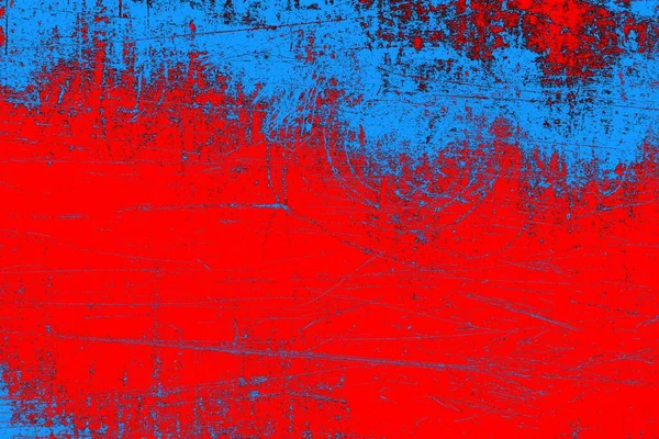 Fundo Grunge Abstrato Textura Monocromática Azul Vermelho Texturizado Fundo — Fotografia de Stock