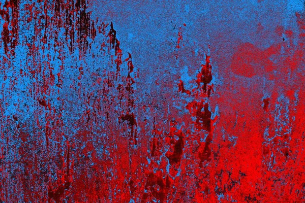 Mur Grunge Rouge Bleu Pourpre Fond Texturé — Photo