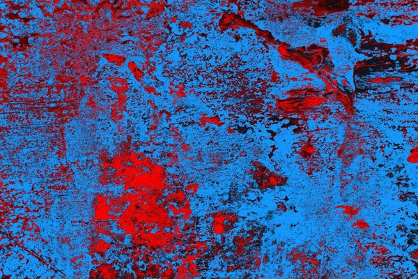 Cremisi Rosso Blu Muro Grungy Colorato Sfondo Strutturato — Foto Stock