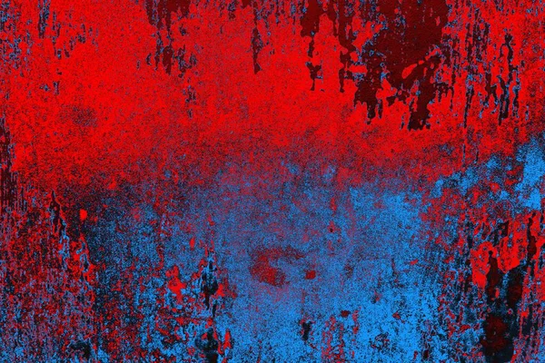 Mur Grunge Rouge Bleu Pourpre Fond Texturé — Photo