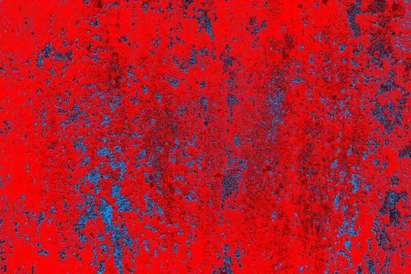 Crimson Red Blue Colored Grungy Wall Textured Background — Stock Photo, Image