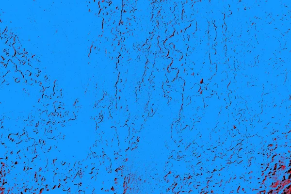 Placa Metálica Pintura Azul Textura Fondo — Foto de Stock