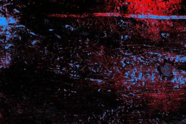Kırmızı ve mavi renkli grungy duvar, desenli arka plan
