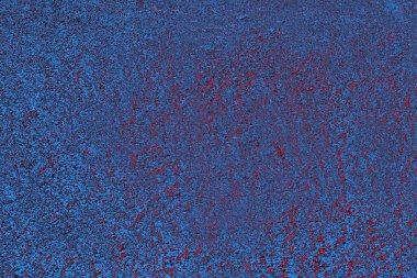 Kırmızı ve mavi renkli grungy duvar, desenli arka plan