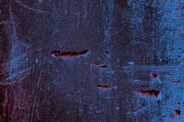 Dökülen boya paslı metal dokusu