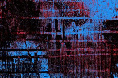 Çizik ve çatlaklarla metal doku