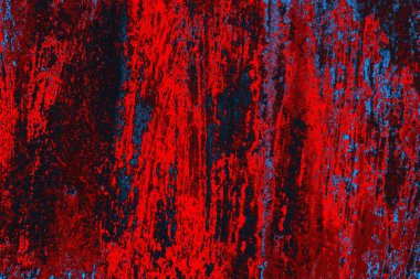 Soyut grunge arkaplanı. Monokrom dokusu. Mavi ve kırmızı desenli arkaplan